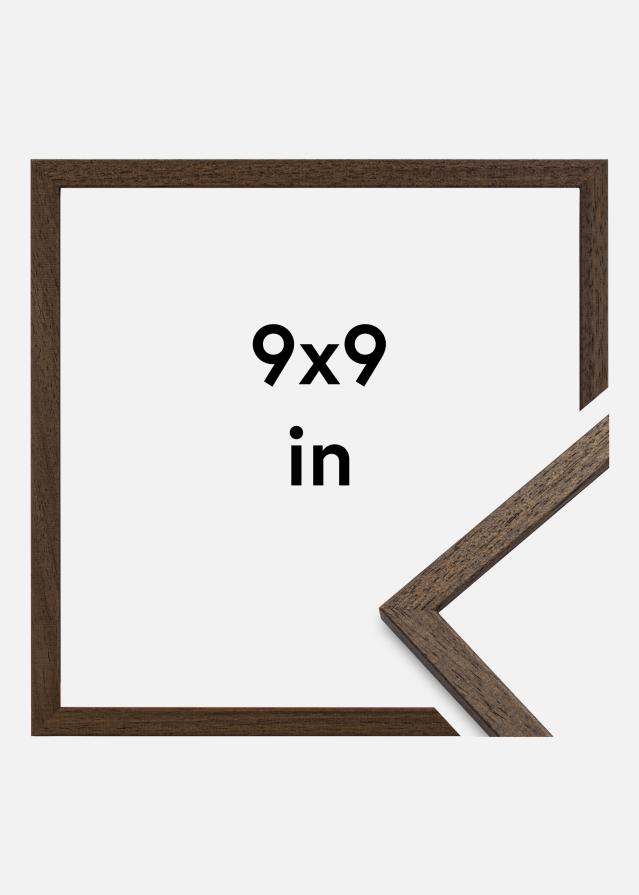 Okvir Edsbyn Akrilno staklo Orah 9x9 inches (22,86x22,86 cm)