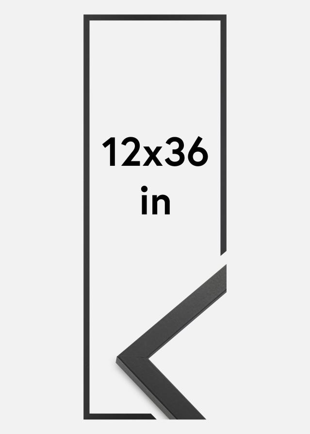 Okvir Trendy Akrilno staklo Crno 12x36 inches (30,48x91,44 cm)