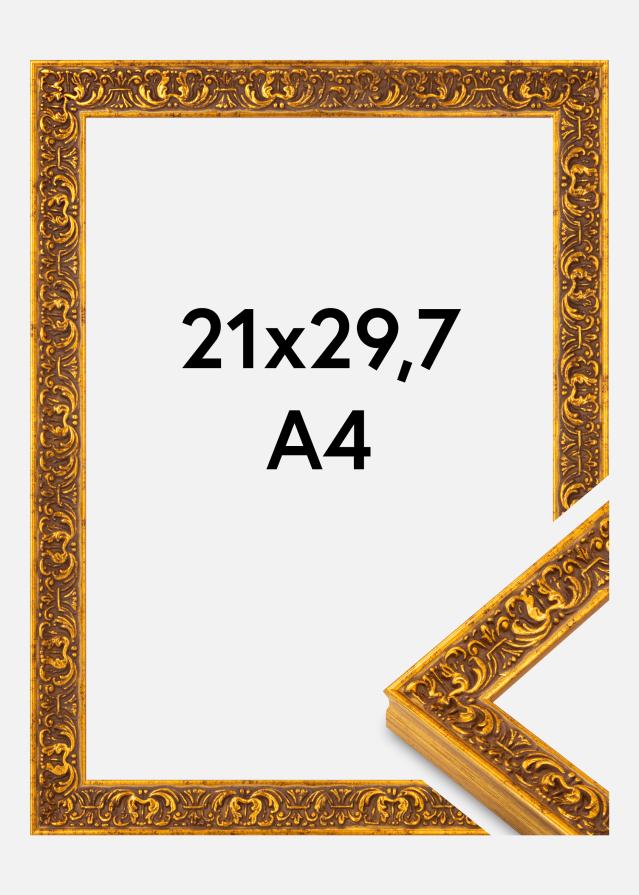 Okvir Amber Akrylno staklo Zlatna 21x29,7 cm (A4)
