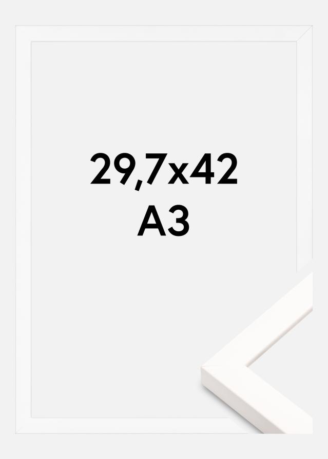 Okvir Brooke Akrylno staklo Bijela 29,7x42 cm (A3)