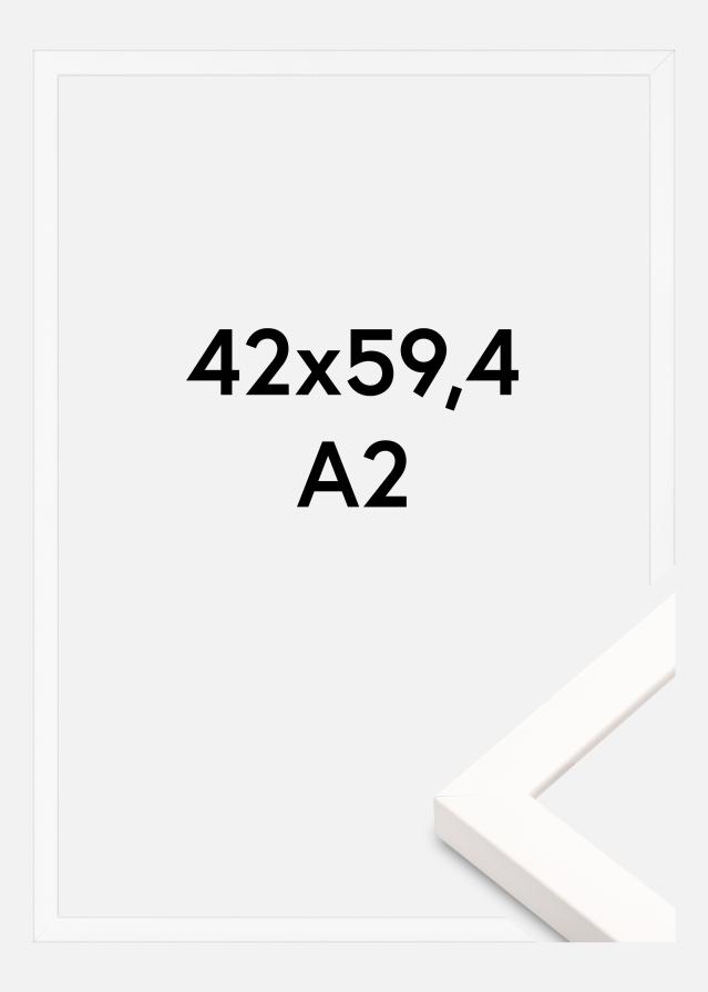 Okvir Brooke Akrylno staklo Bijela 42x59,4 cm (A2)