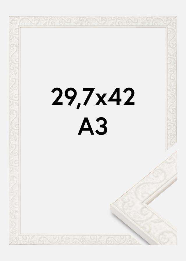 Okvir Milton Akrylno staklo Bijela 29,7x42 cm (A3)