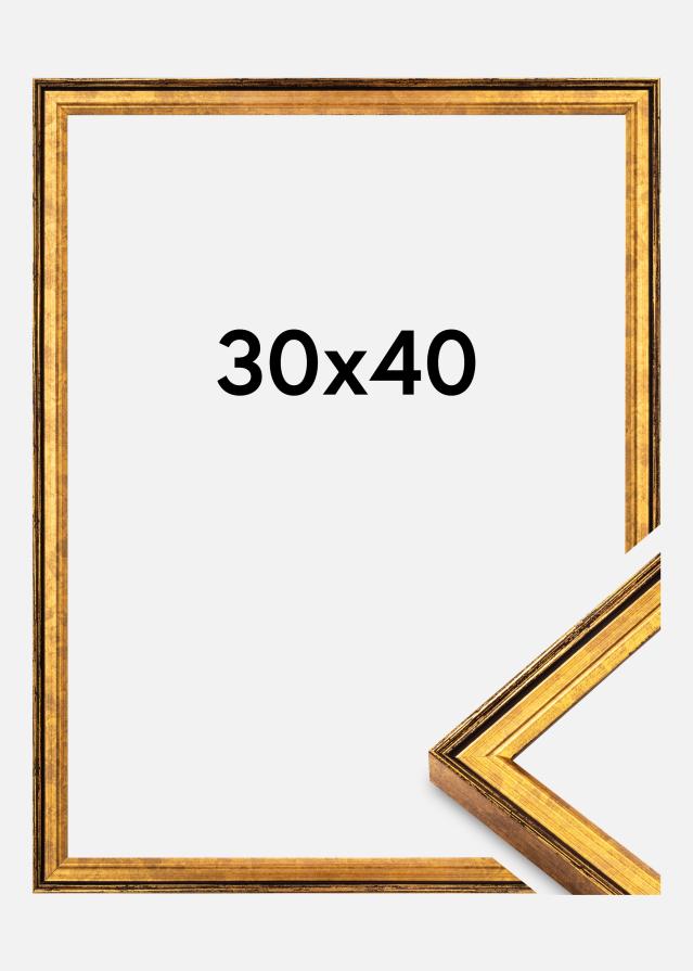 Okvir Ringa Akrilno staklo Zlatna 30x40 cm