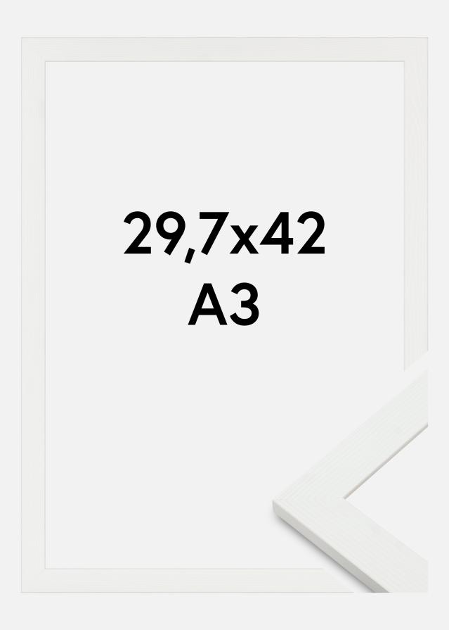 Okvir Sandra Akrilno staklo Bijela 29,7x42 cm (A3)