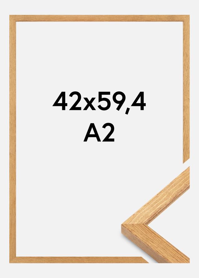 Okvir Tulipa Akrilno staklo Masivni hrast 42x59,4 cm (A2)