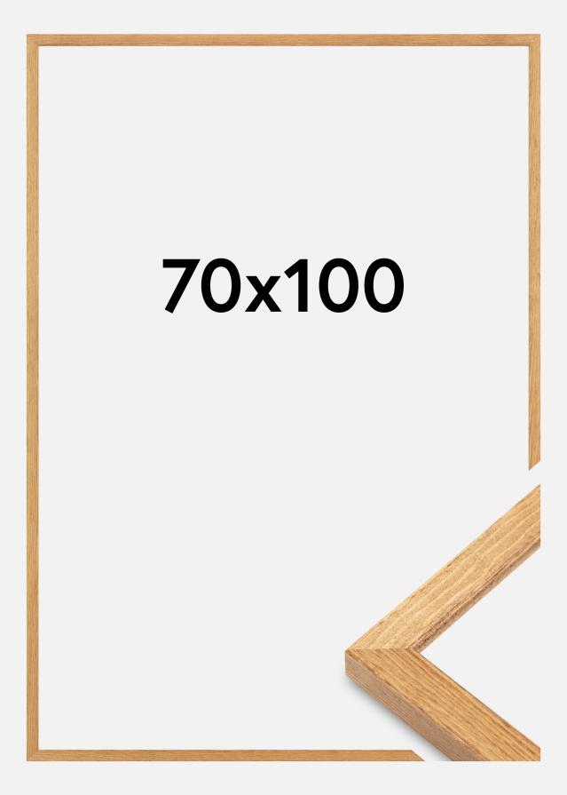 Okvir Tulipa Akrilno staklo Masivni hrast 70x100 cm