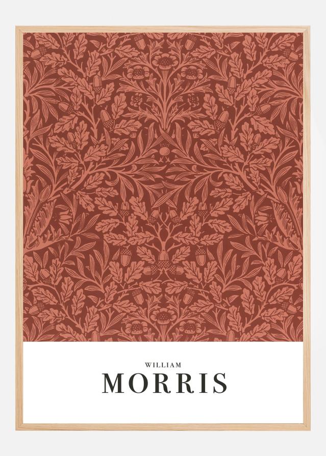 Acorns and oak leaves Plakat