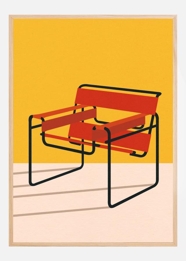 Wassily Chair Marcel Breuer Plakat