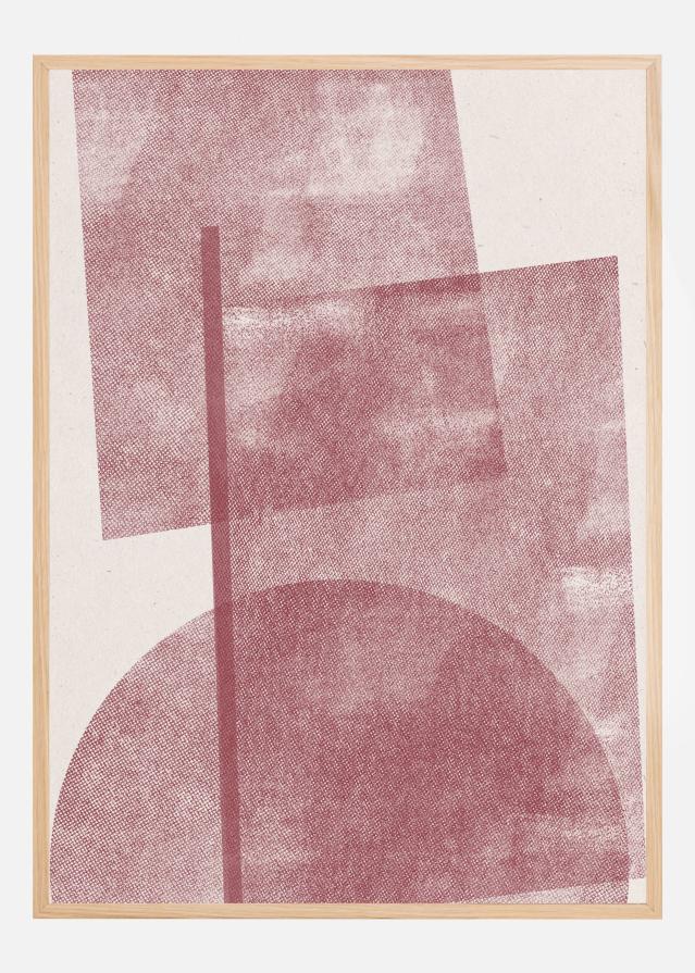 Paper Red Collage No.4 Plakat