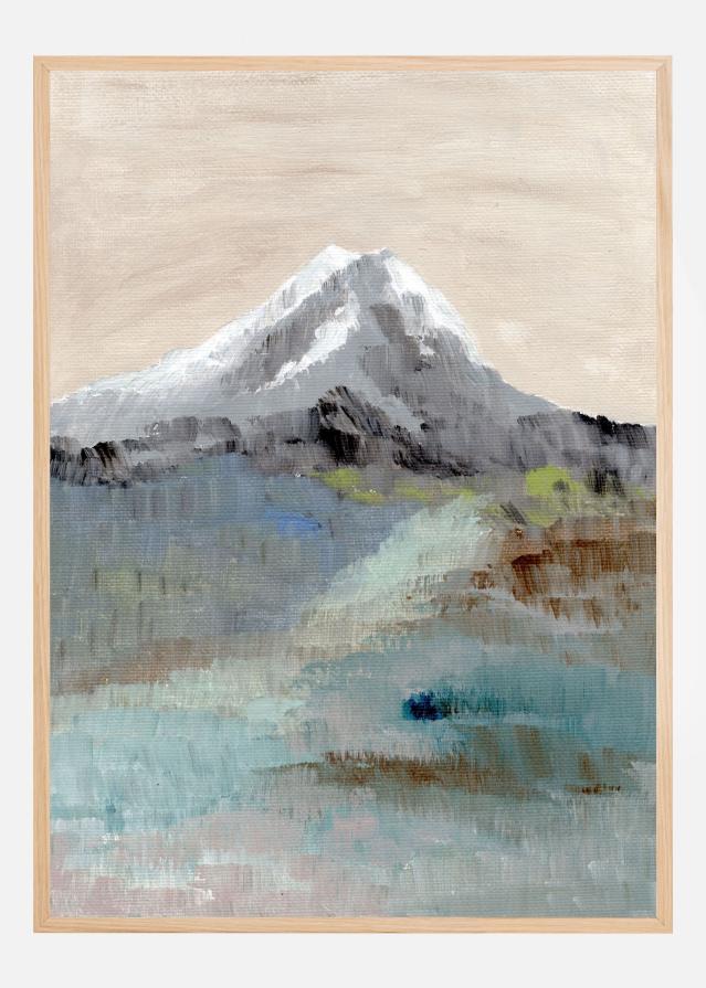 Calm mountainscape Plakat