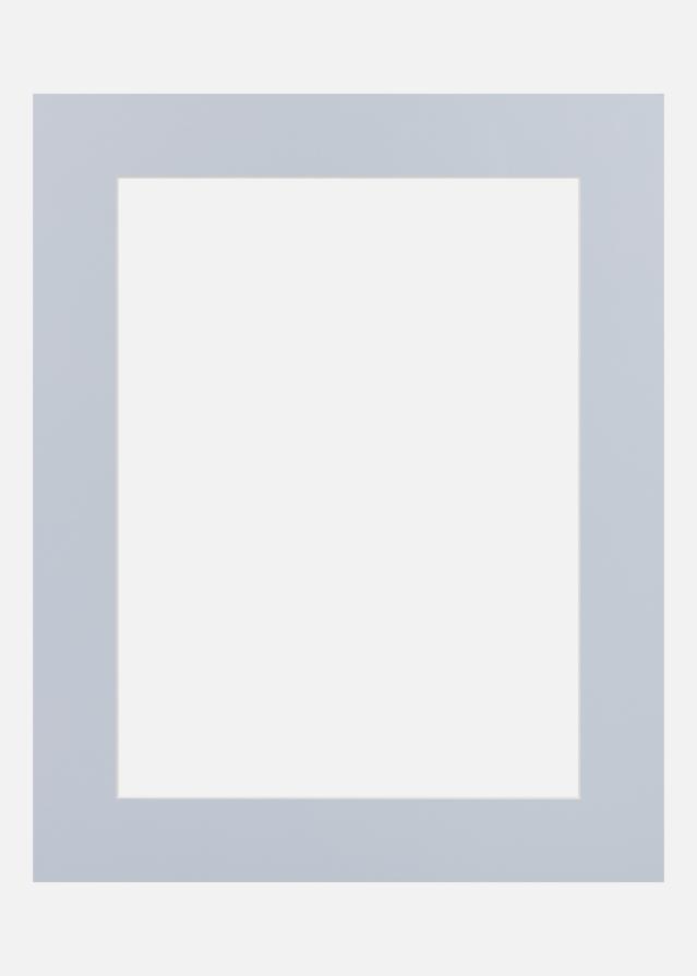 Paspartu Blue Satin (Bijela Jezgra) 40x40 cm (29x29)