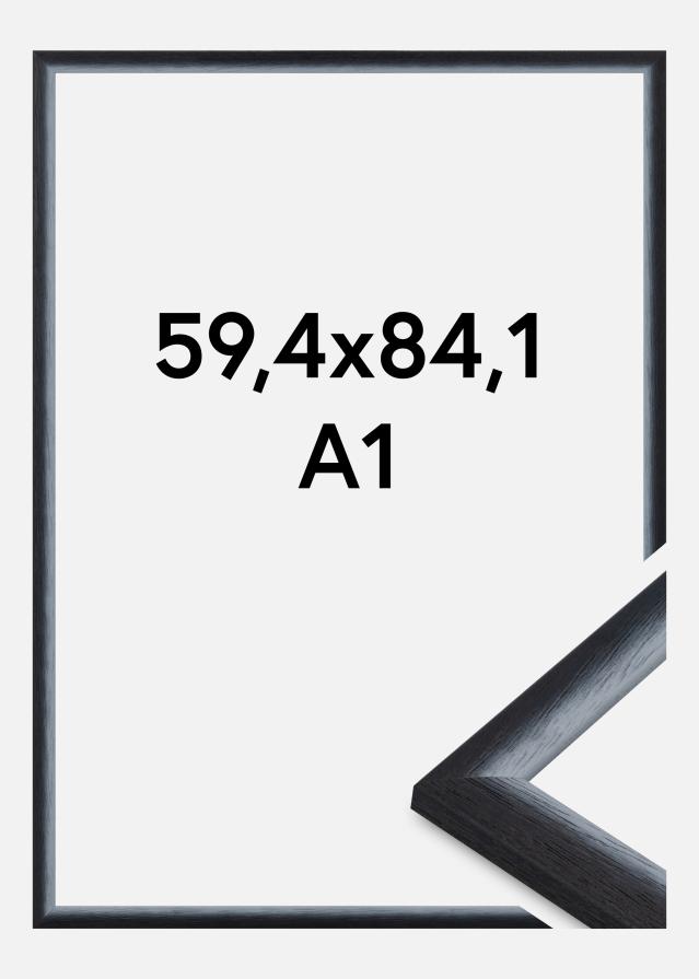 Okvir Cornwall Akrilno staklo Crna 59.4x84 cm (A1)