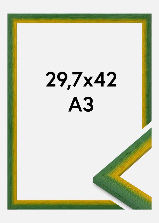 Okvir Cornwall Akrilno staklo Zeleni 29,7x42 cm (A3)