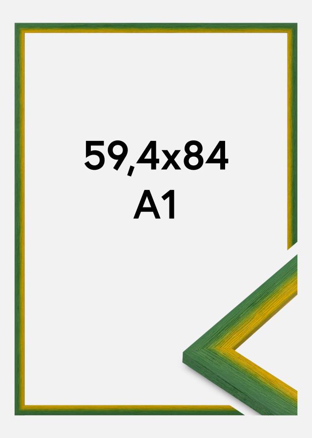 Okvir Cornwall Akrilno staklo Zeleni 59,4x84,1 cm (A1)