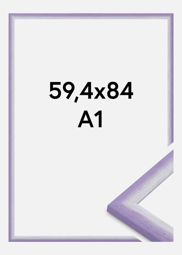 Okvir Cornwall Akrilno staklo Svjetloljubičasta 59,4x84,1 cm (A1)