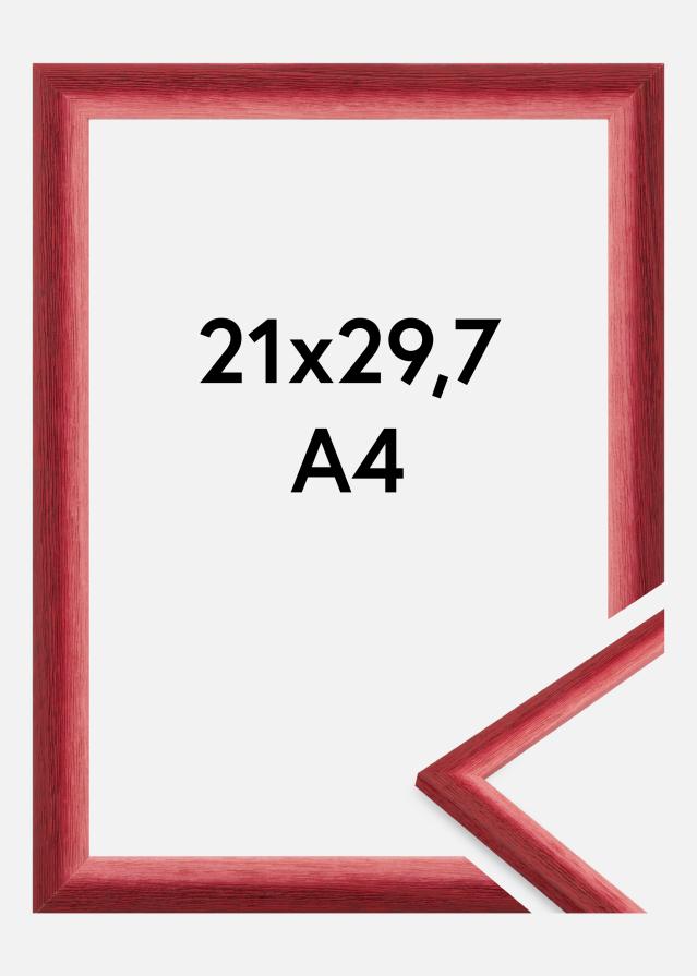 Okvir Cornwall Akrilno staklo tamnocrveni 21x29,7 cm (A4)
