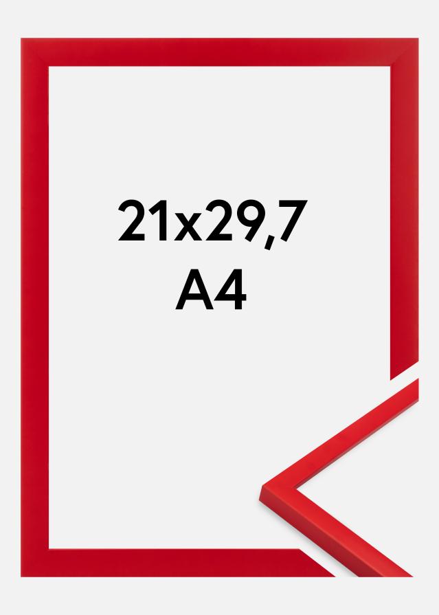 Okvir Kent Akrilno staklo Crvena 21x29,7 cm (A4)