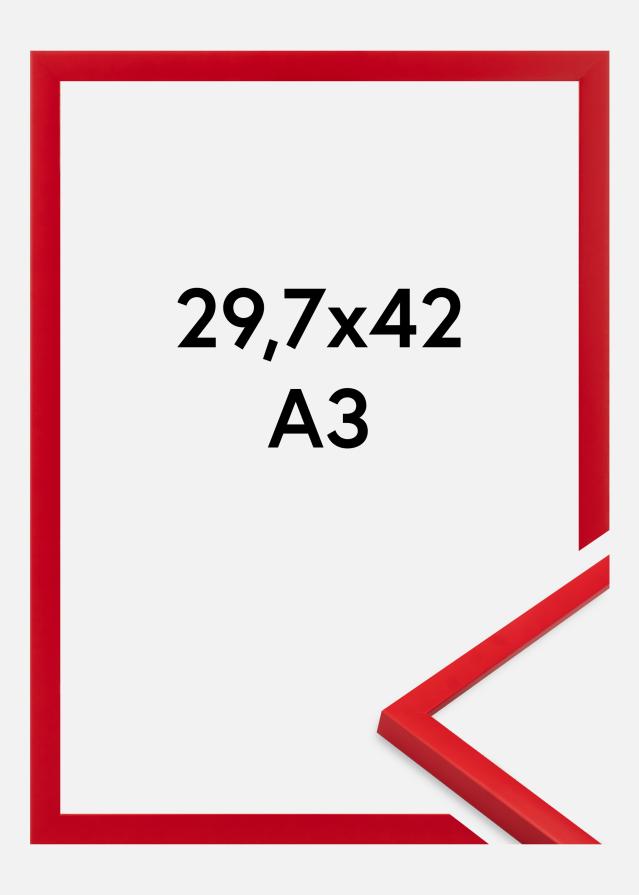 Okvir Kent Akrilno staklo Crvena 29,7x42 cm (A3)