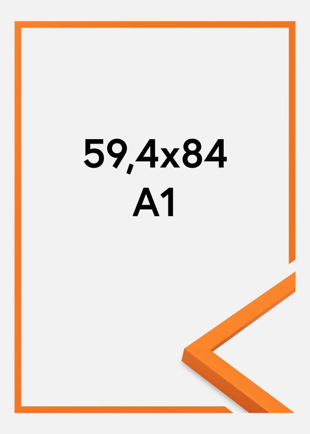 Okvir Kent Akrilno staklo Narančasta 59,4x84,1 cm (A1)