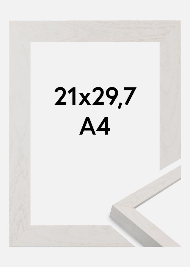 Okvir Wells Akrilno staklo Bijela 21x29.7 cm (A4)