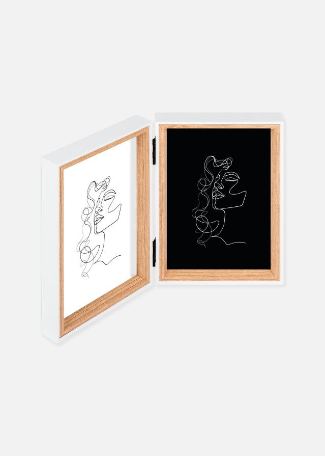 Silhouette Sklopivi okvir Hrast 13x18 cm - 2 slike