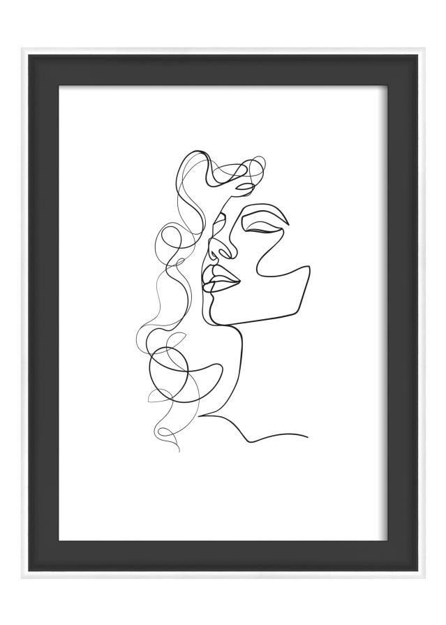 Okvir Silhouette Crna 13x18 cm