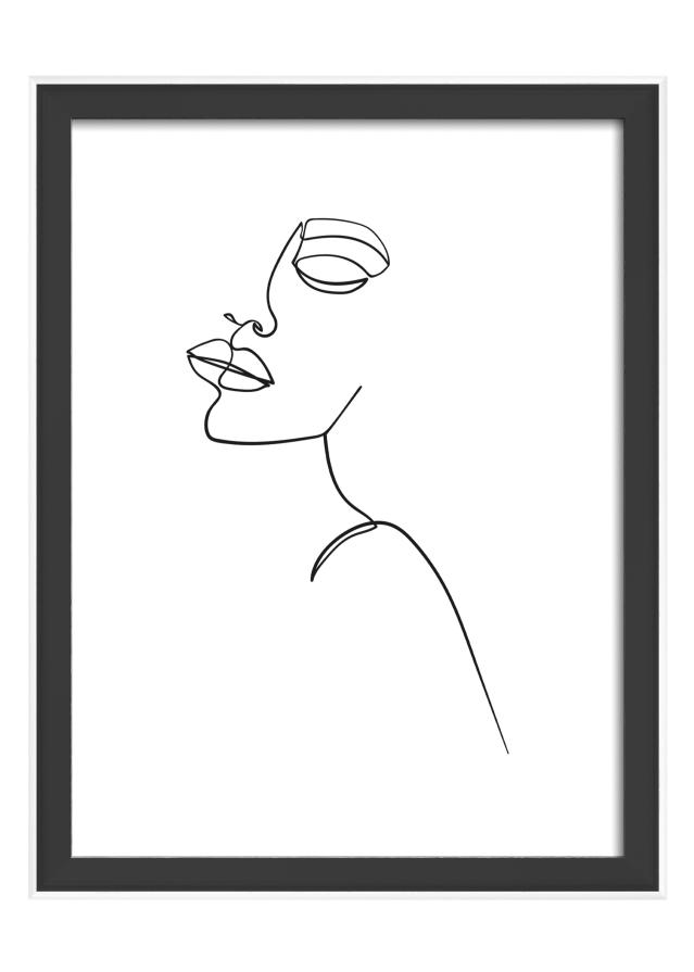 Okvir Silhouette Crna 15x20 cm