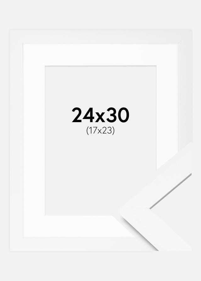 Okvir BGA Classic Bijela 24x30 cm - Paspartui Bijela 18x24 cm