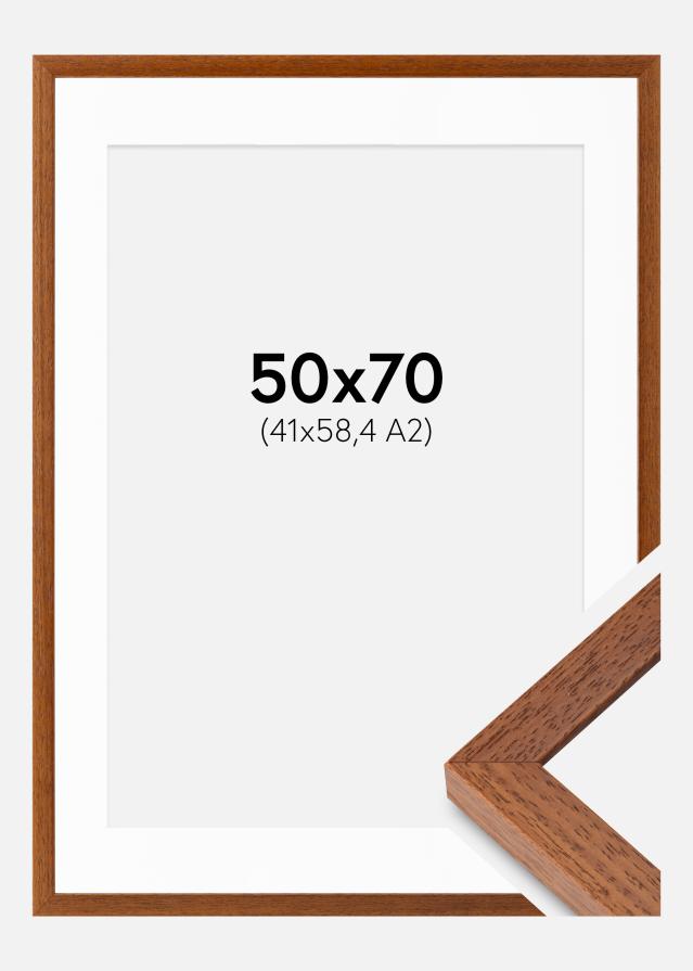 Okvir Hermes Rezervirati 50x70 cm - Paspartui Bijela 42x59,4 cm