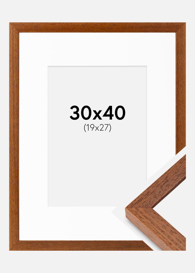 Okvir Hermes Rezervirati 30x40 cm - Paspartui Bijela 20x28 cm