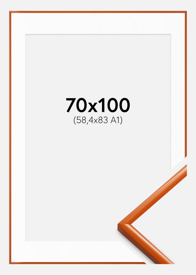 Okvir New Lifestyle Narančasta 70x100 cm - Paspartu Bijelo 59,4x84 cm (A1)