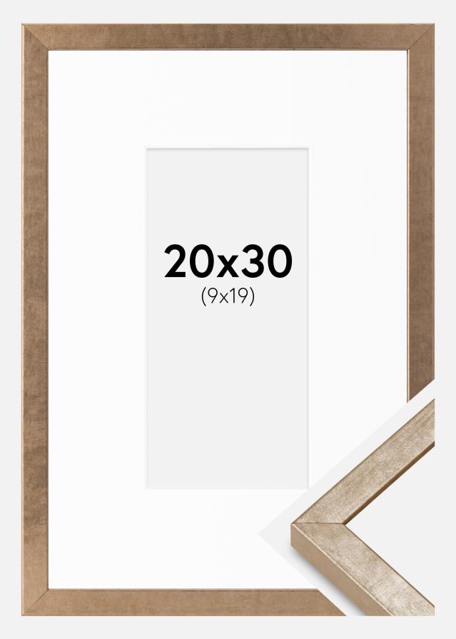 Okvir Ares Mjed 20x30 cm - Paspartui Bijela 10x20 cm