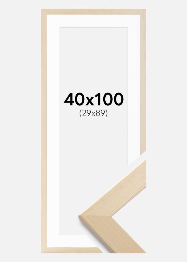 Okvir Trendline priroda 40x100 cm - Paspartui Bijela 30x90 cm