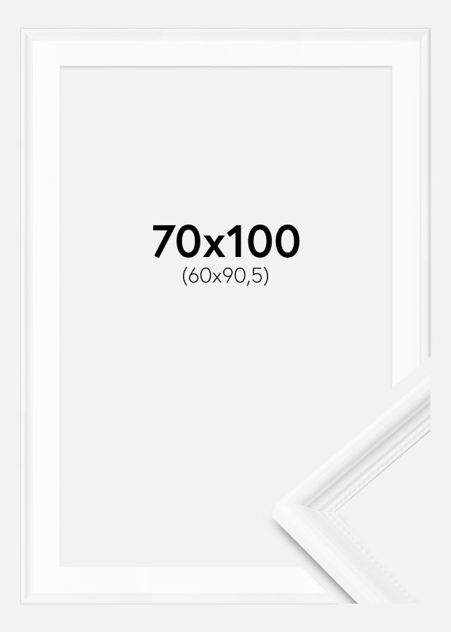 Okvir Gala Bijelo 70x100 cm - Paspartu Bijelo 61x91,5 cm