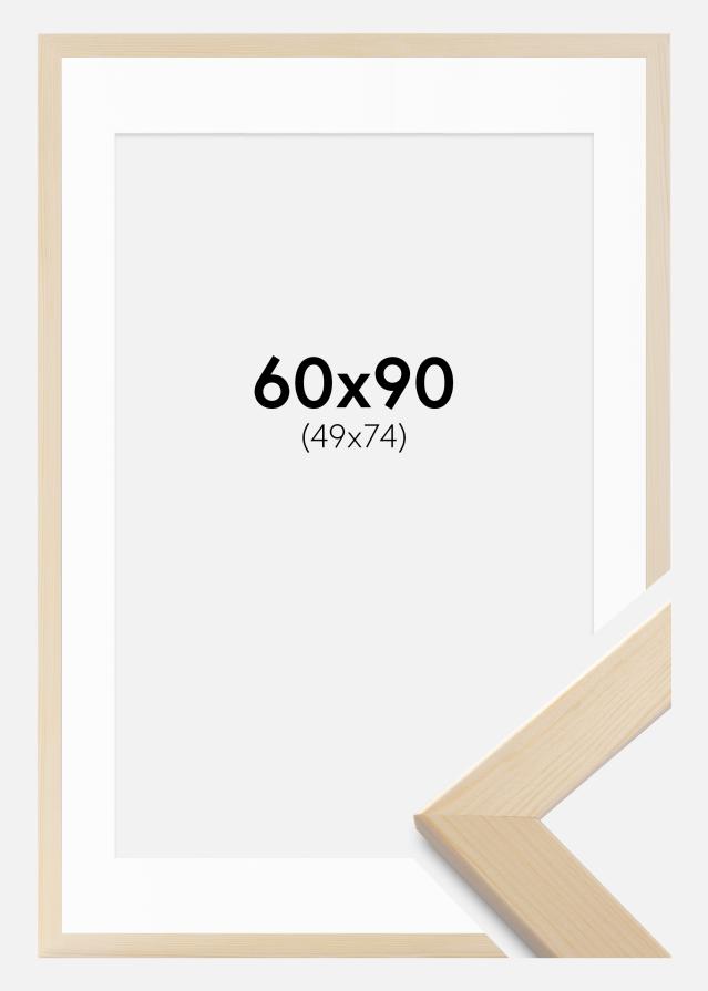 Okvir Trendline priroda 60x90 cm - Paspartui Bijela 50x75 cm