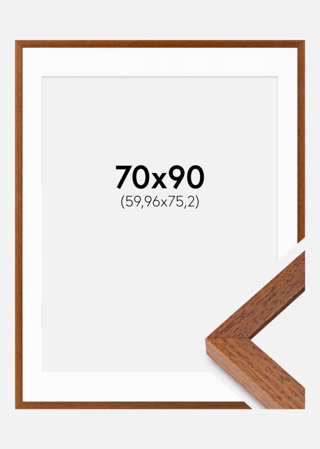 Okvir Hermes Rezervirati 70x90 cm - Paspartui Bijela 24x30 inča