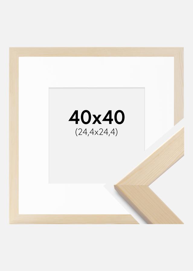 Okvir Trendline priroda 40x40 cm - Paspartui Bijela 10x10 inča