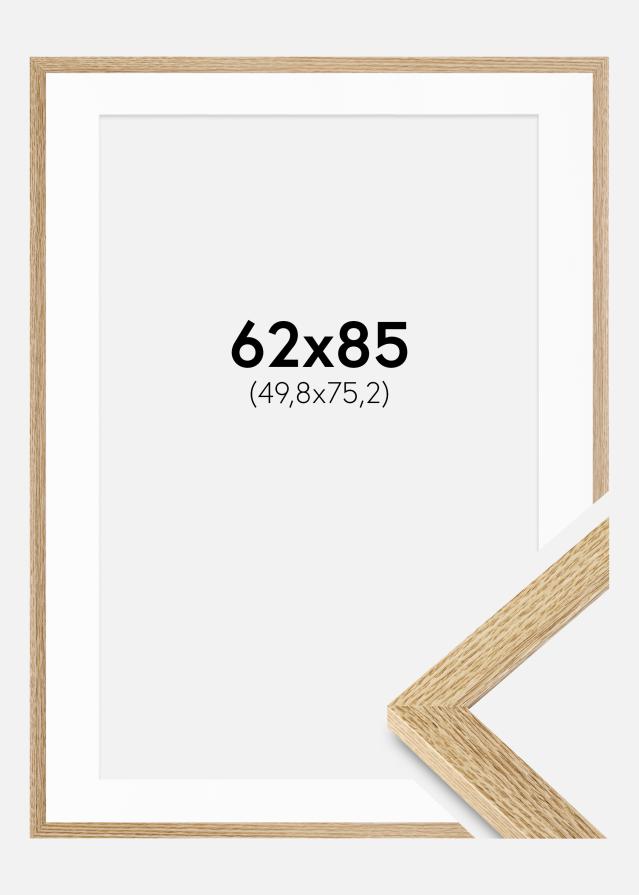 Okvir Selection hrast 62x85 cm - Paspartui Bijela 20x30 inča
