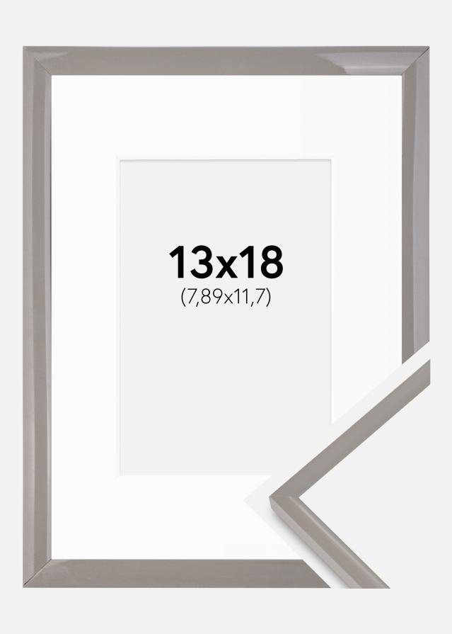 Okvir New Lifestyle Zemlja siva 13x18 cm - Paspartui Bijela 3,5x5 inča