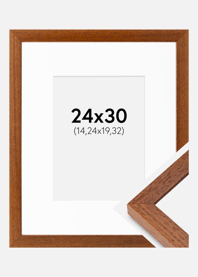 Okvir Hermes Rezervirati 24x30 cm - Paspartui Bijela 6x8 inča