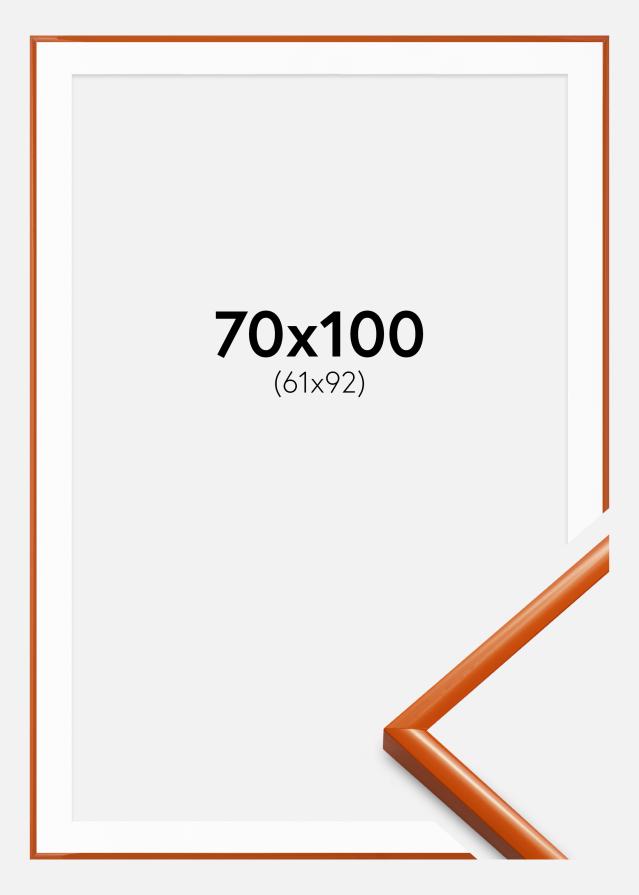 Okvir New Lifestyle Narančasta 70x100 cm - Paspartu Bijelo 62x93 cm