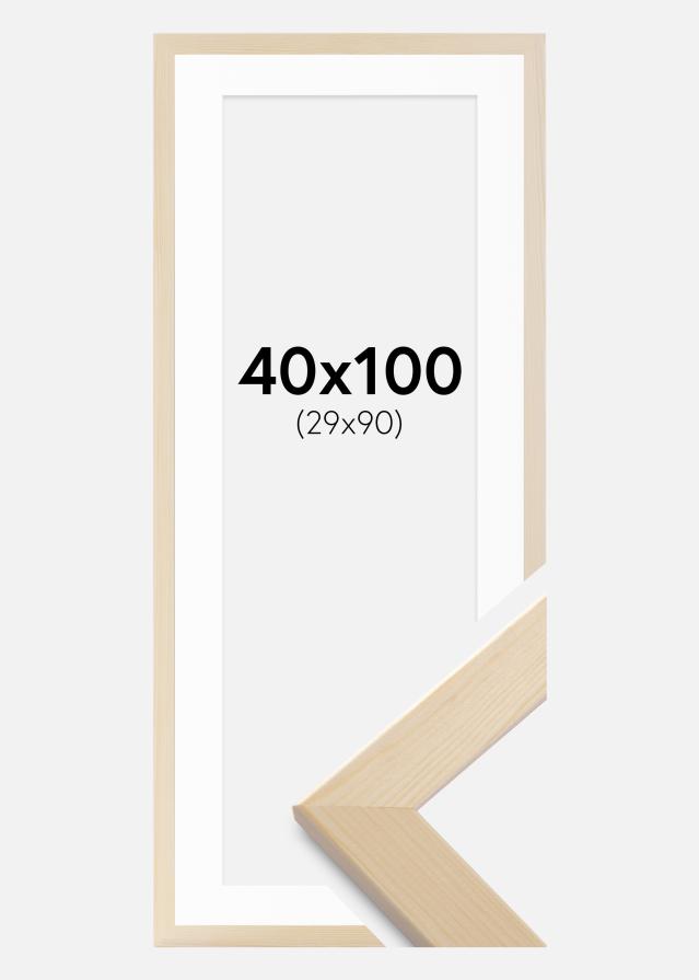 Okvir Trendline priroda 40x100 cm - Paspartui Bijela 30x91 cm