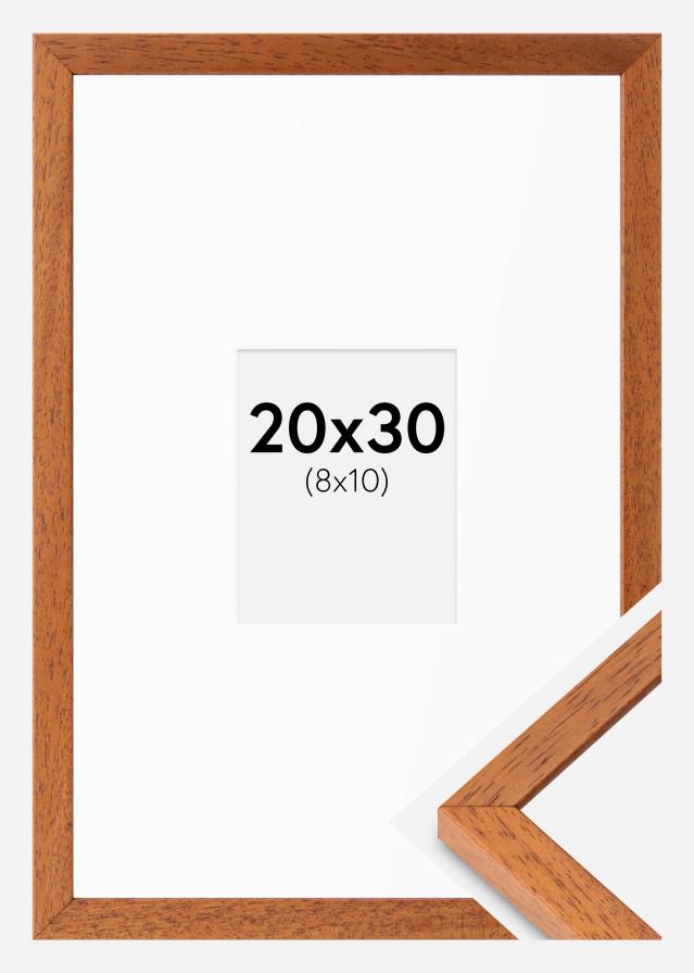 Okvir Ares Trešnja 20x30 cm - Paspartui Bijela 9x11 cm