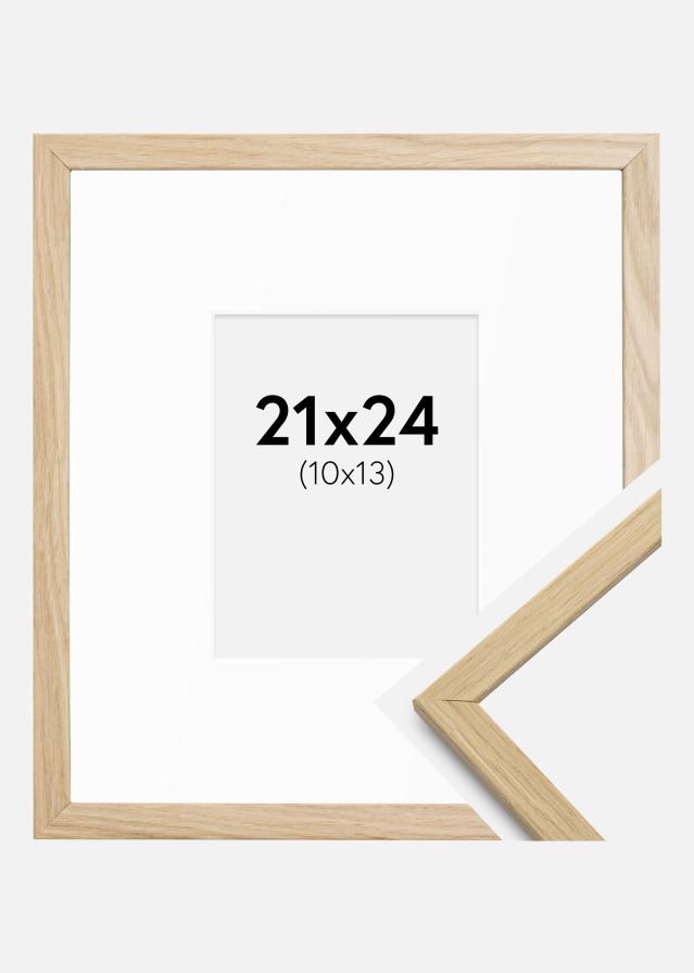 Okvir Edsbyn hrast 21x24 cm - Paspartui Bijela 11x14 cm