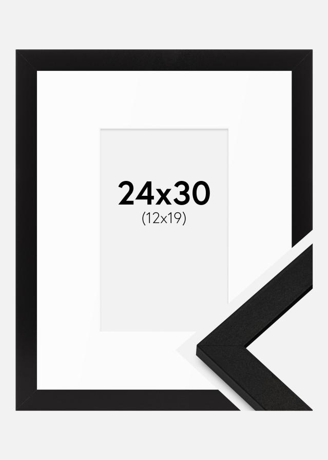 Okvir BGA Classic Crna 24x30 cm - Paspartui Bijela 13x20 cm