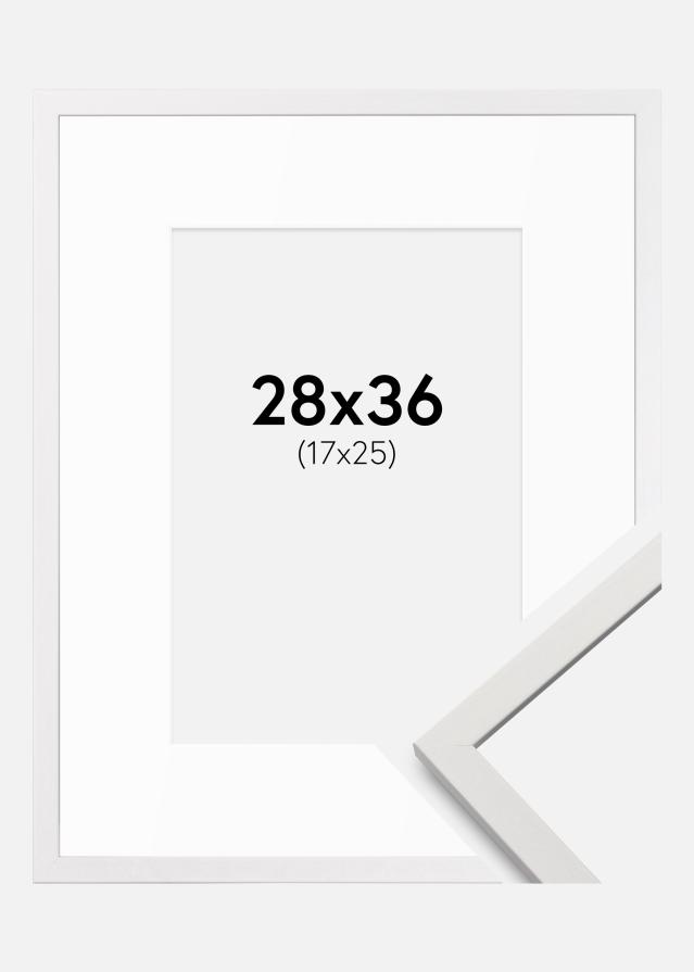 Okvir Edsbyn Bijela 28x36 cm - Paspartui Bijela 18x26 cm