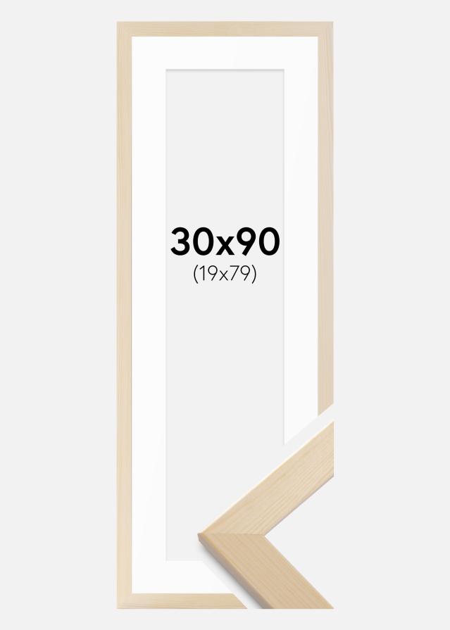 Okvir Trendline priroda 30x90 cm - Paspartui Bijela 20x80 cm