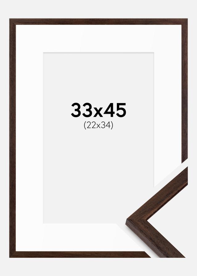 Okvir Edsbyn Orah 33x45 cm - Paspartui Bijela 23x35 cm