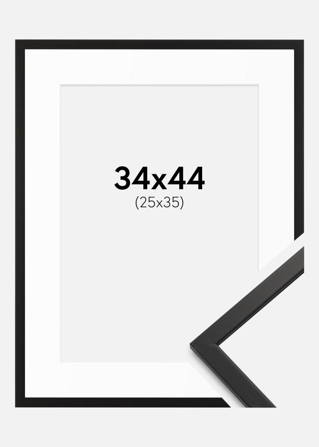 Okvir Edsbyn Crna 34x44 cm - Paspartui Bijela 26x36 cm
