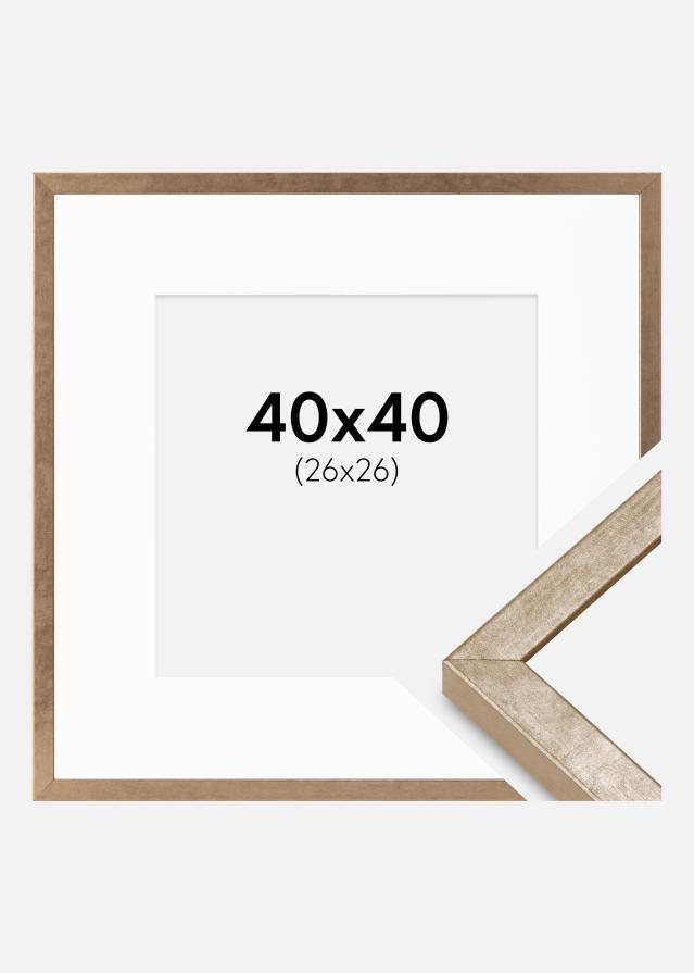 Okvir Ares Mjed 40x40 cm - Paspartui Bijela 27x27 cm